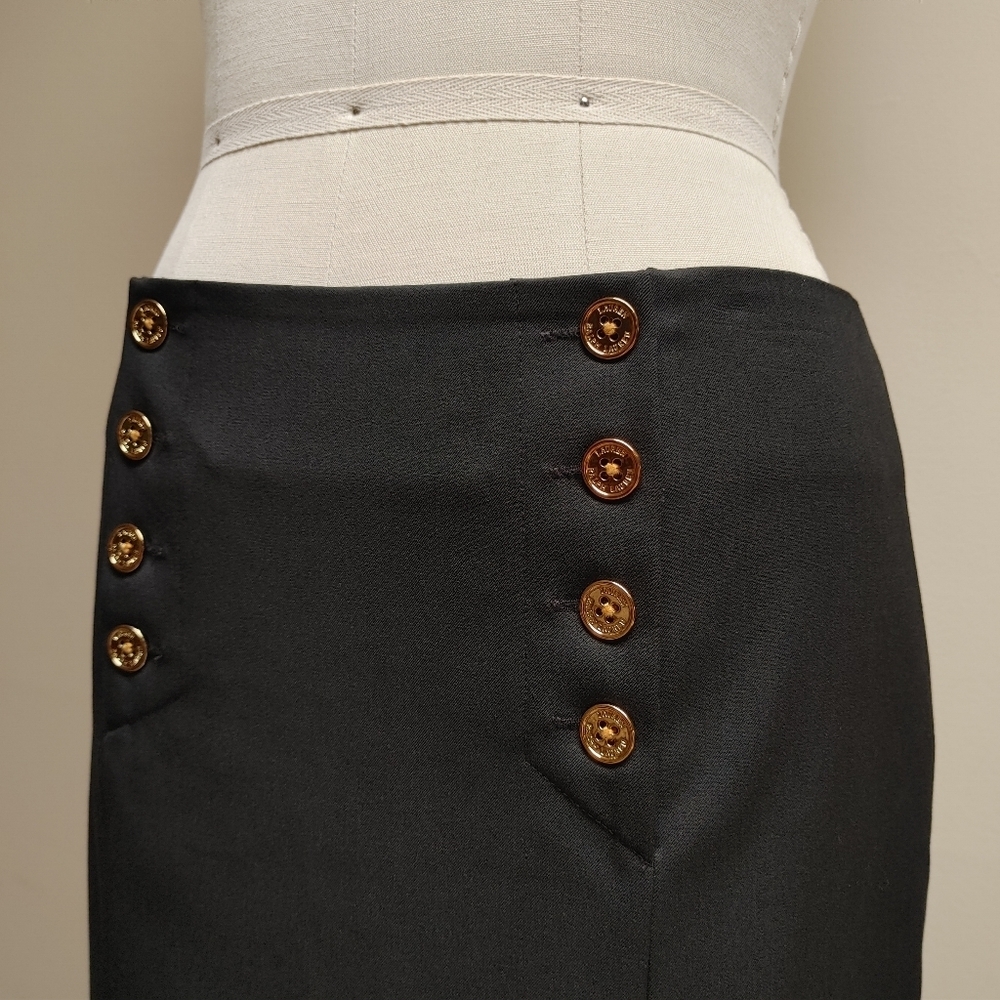 RALPH LAUREN Skirt Black 6 - Picture 13 of 14